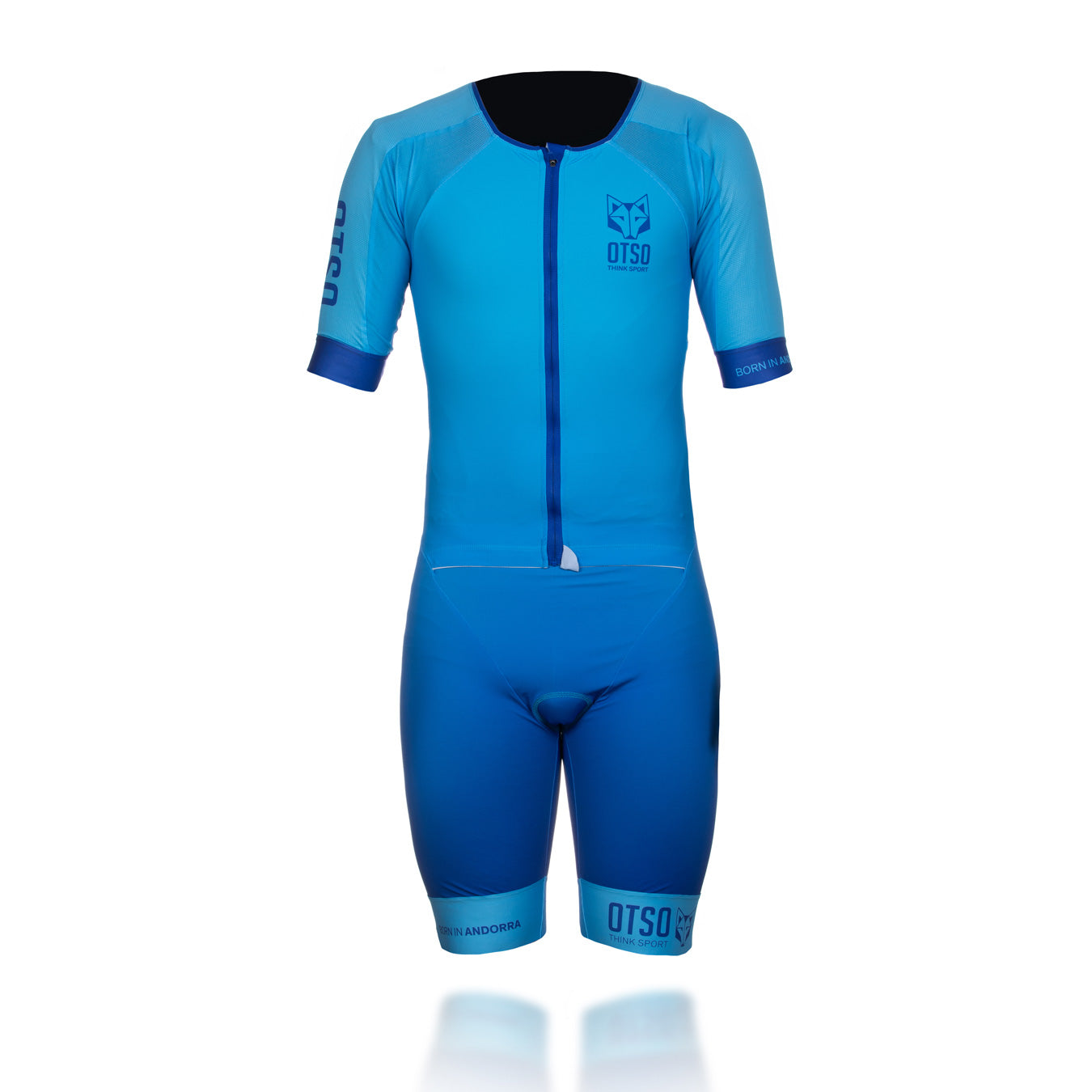 Triathlon Suit Men Light Blue & Electric Blue – OTSO