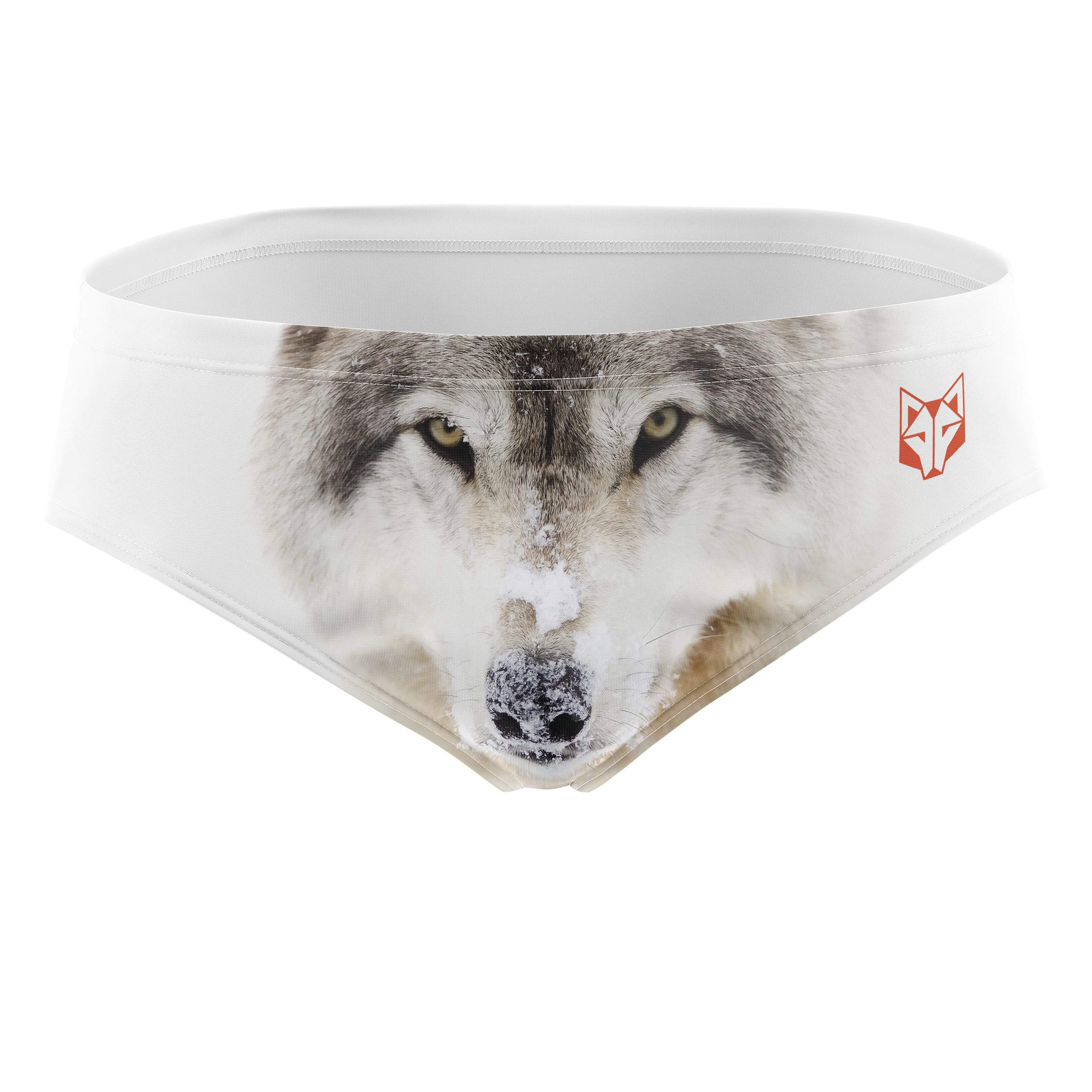UPF50+ Beast Black Men’s Swim Pants - Wolf Style