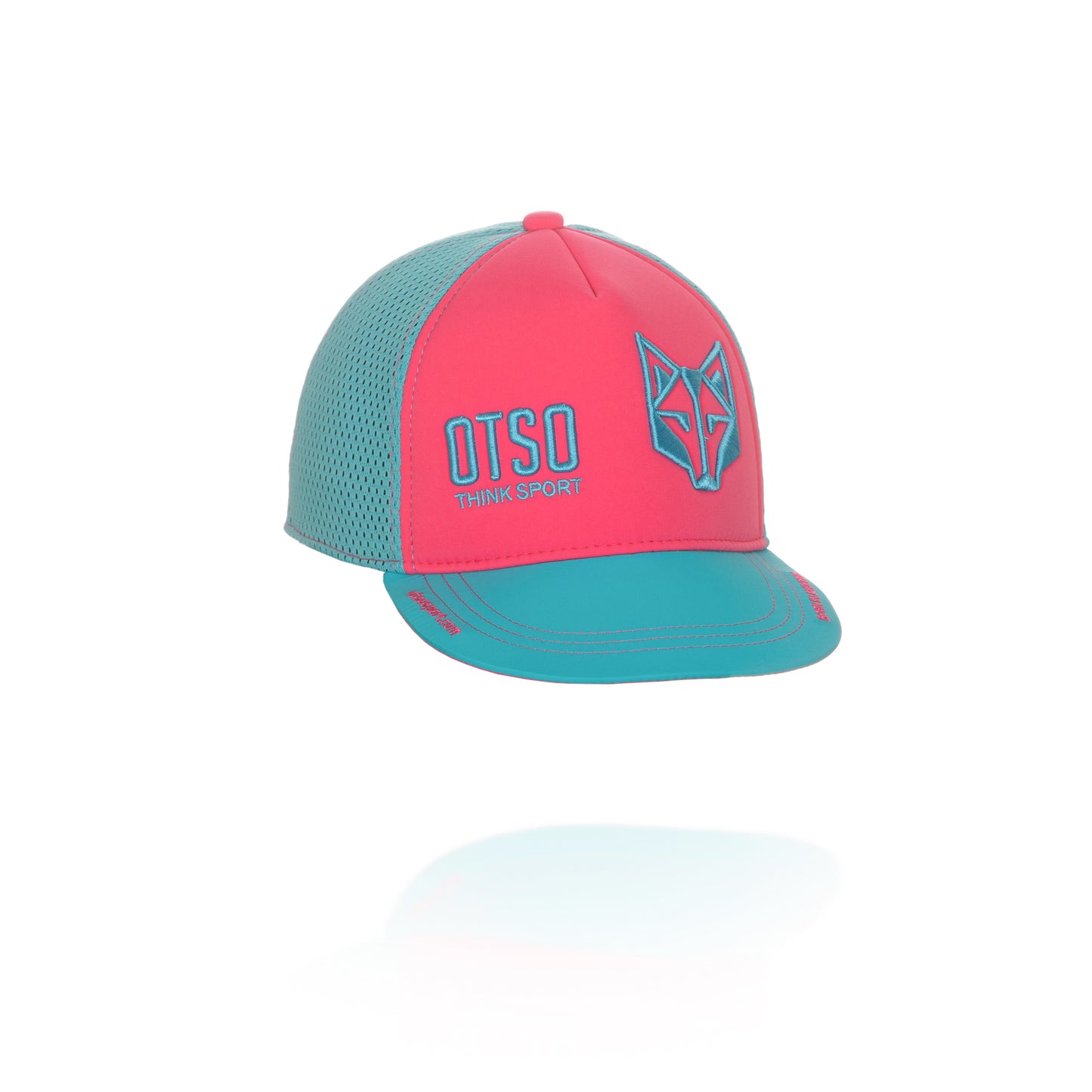Snapback Cap - Fluo Pink & Light Blue