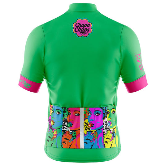 Women's Short Sleeve Cycling Jersey - Chupa Chups Warhool (Outlet)