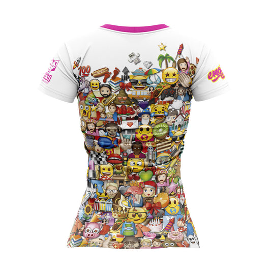 Camiseta manga corta mujer - Emoji Big Wave (Outlet)
