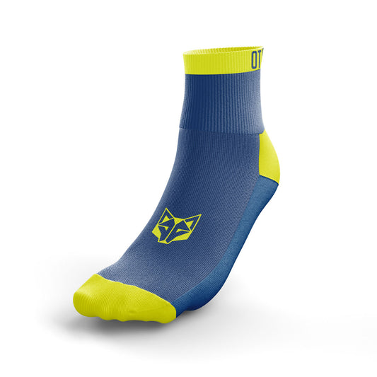 Electric Blue & Yellow Low Cut Multisport Socks