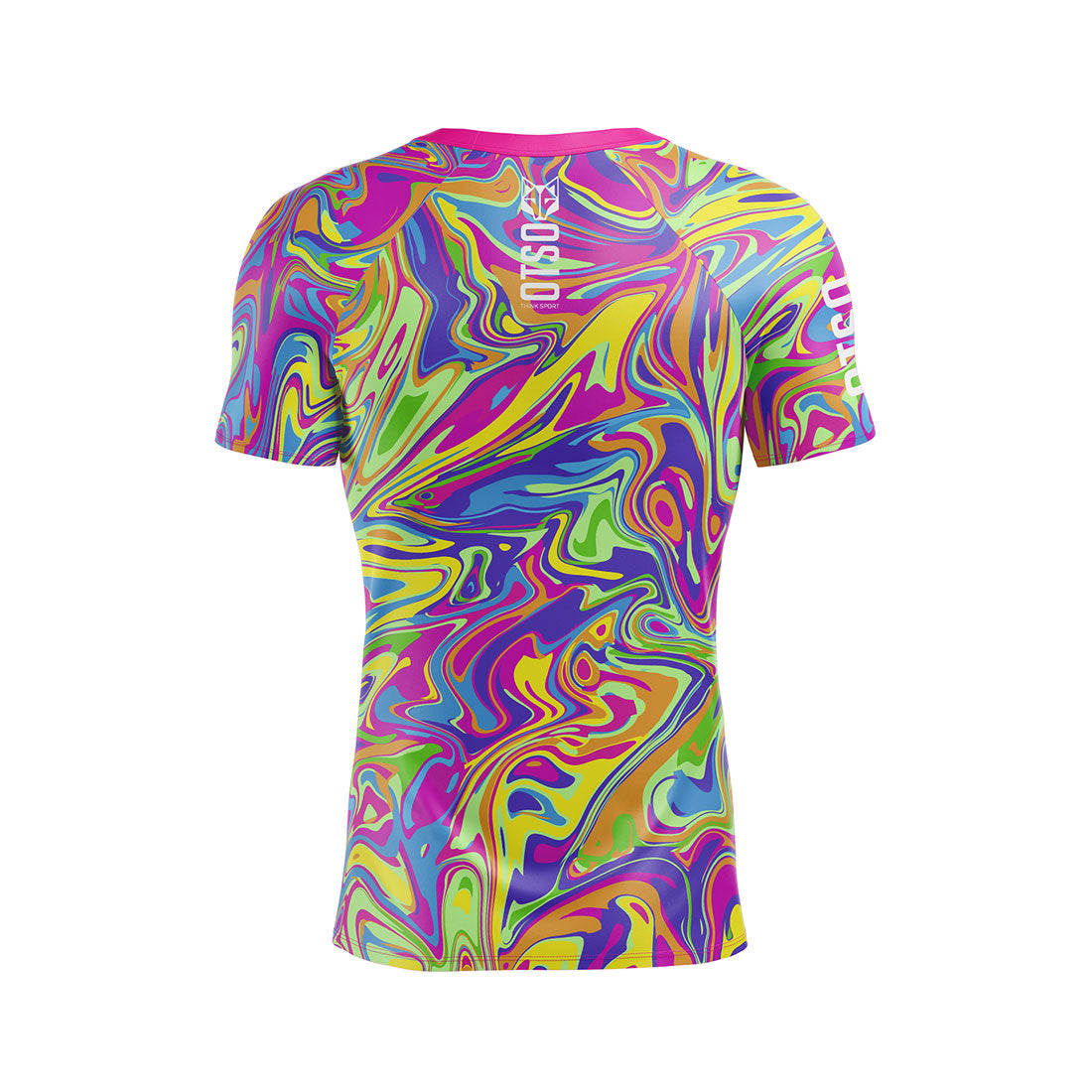 T shirt manches courtes homme Psychedelic OTSO