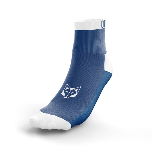 Electric Blue & White Low Cut Multisport Socks