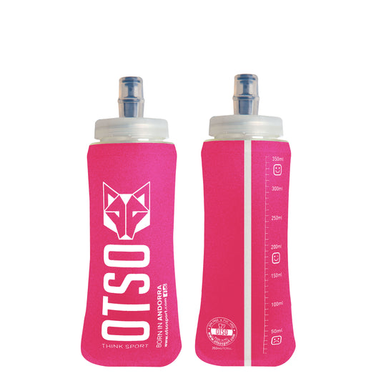 Soft bottle 350ml Big Cap -  Fluo Pink