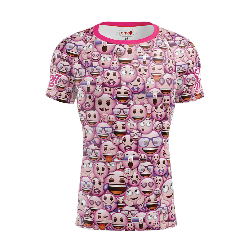 Camiseta manga corta hombre - Emoji Classic Pink (Outlet)
