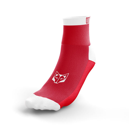 Red & White Low Cut Multisport Socks