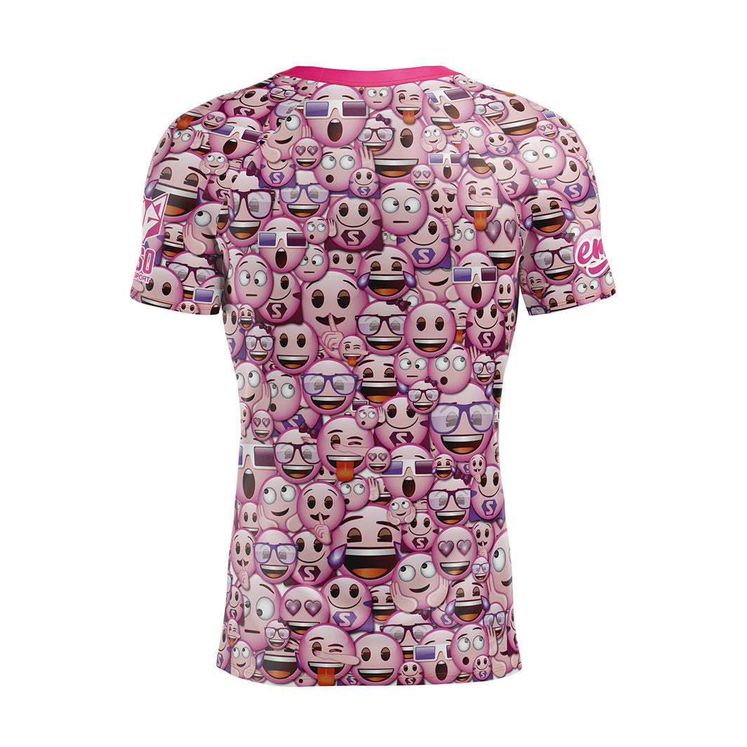 Camiseta manga corta hombre - Emoji Classic Pink (Outlet)