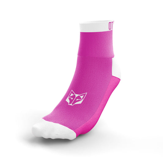 Calcetines Multisport Low Cut - Fluo Pink & White (Outlet)