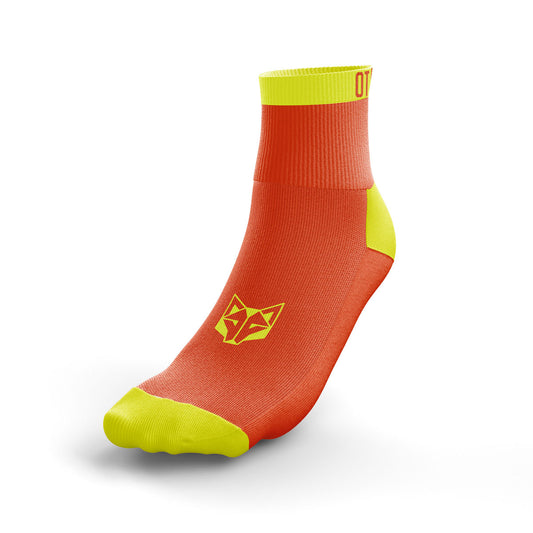 Fluo Orange & Fluo Yellow Low Cut Multisport Socks