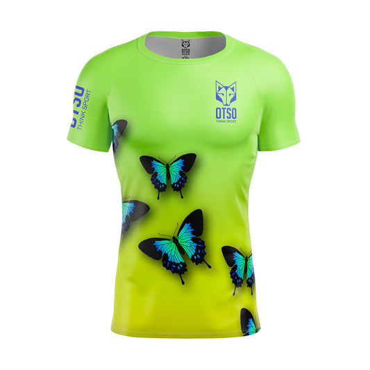 Men's Short Sleeve Shirt Butterfly