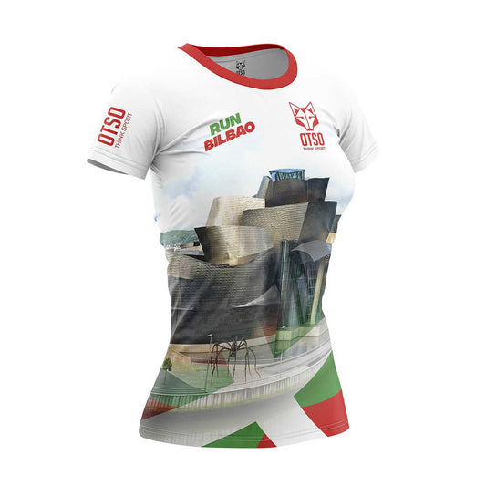Camiseta manga corta mujer - Run Bilbao (Outlet)
