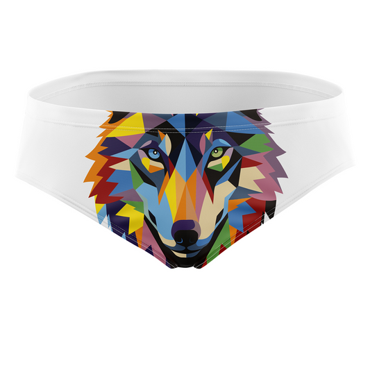 Men's swim briefs - Be A Wolf