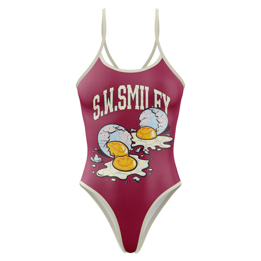 Women's swimsuit - S.W.Smiley Concrete Canvas Egg