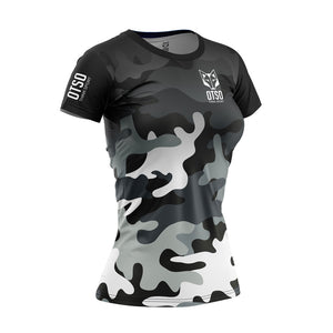 T-shirt manches courtes femme - Camo Grey