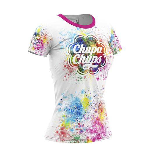 Women's Short Sleeve T-shirt Chupa Chups Paint