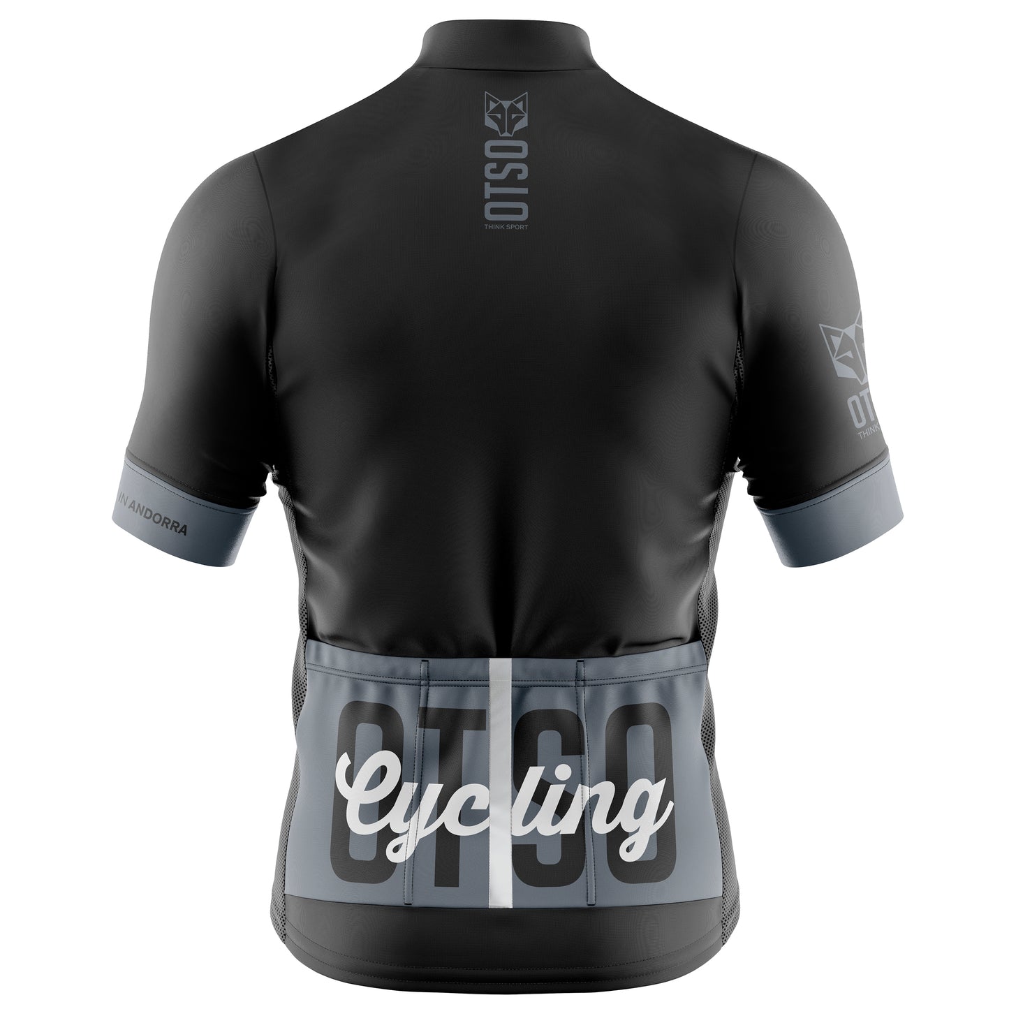 Maillot de ciclismo manga corta hombre - Otso Black (Outlet)