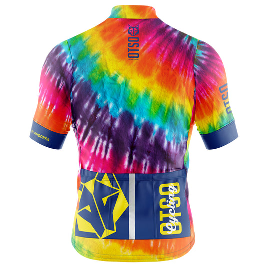 Men's Short Sleeve Cycling Jersey - Tie Dye (Outlet)