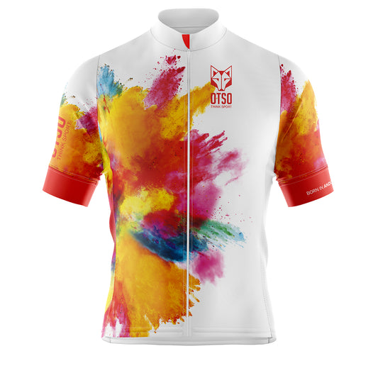 Maglia da ciclismo a manica corta da uomo - Colors