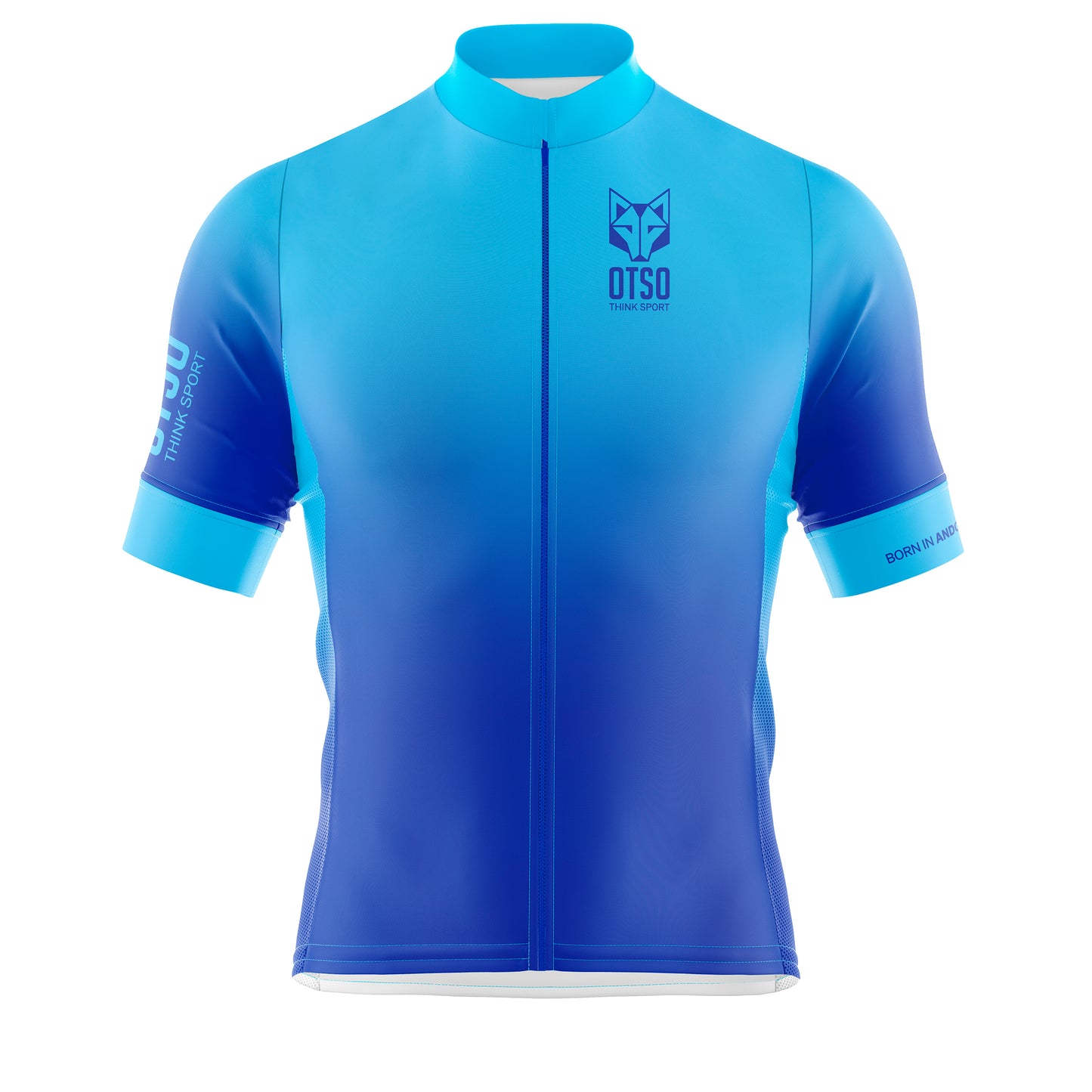 Maillot de ciclismo manga corta hombre - Fluo Blue (Outlet)