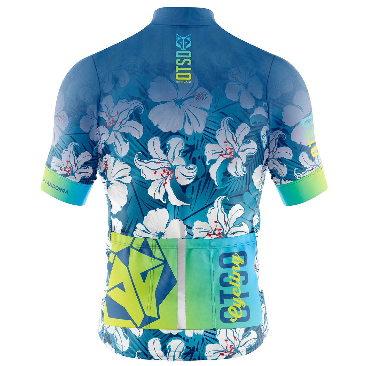 Maillot de cyclisme homme manches courtes - Flowers