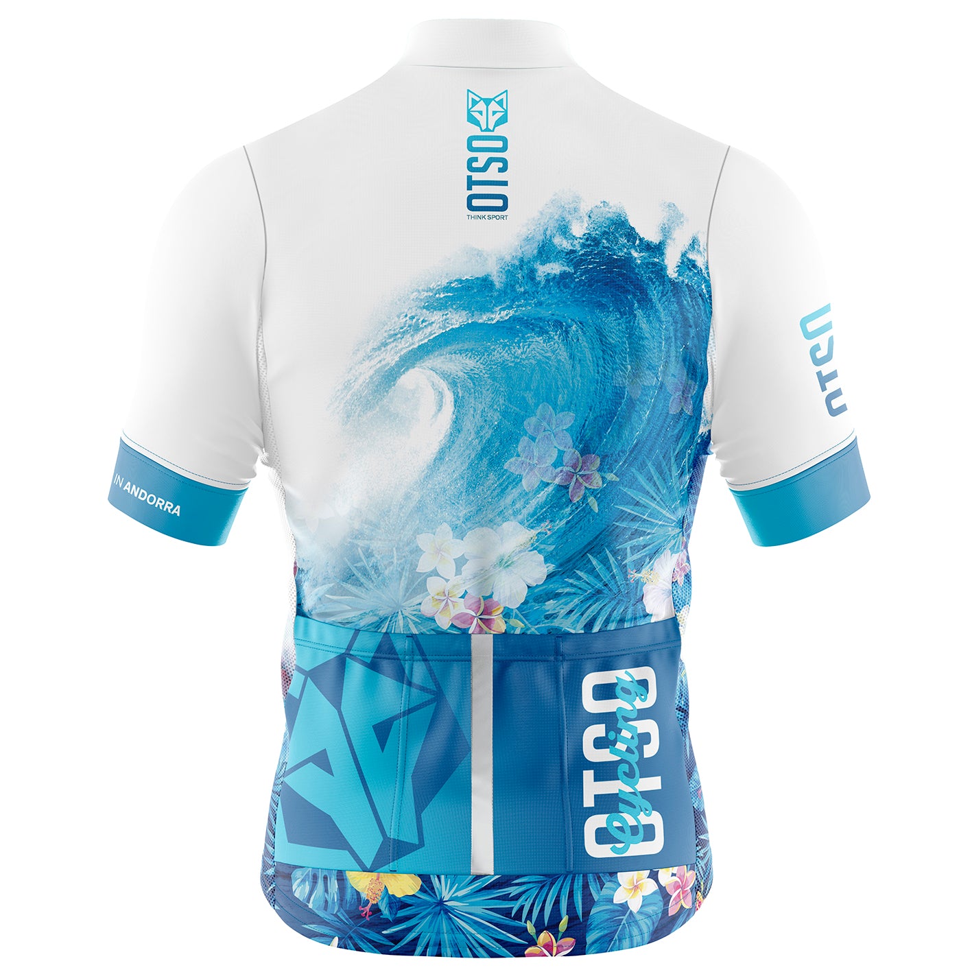 Maillot de cyclisme homme manches courtes - Wave