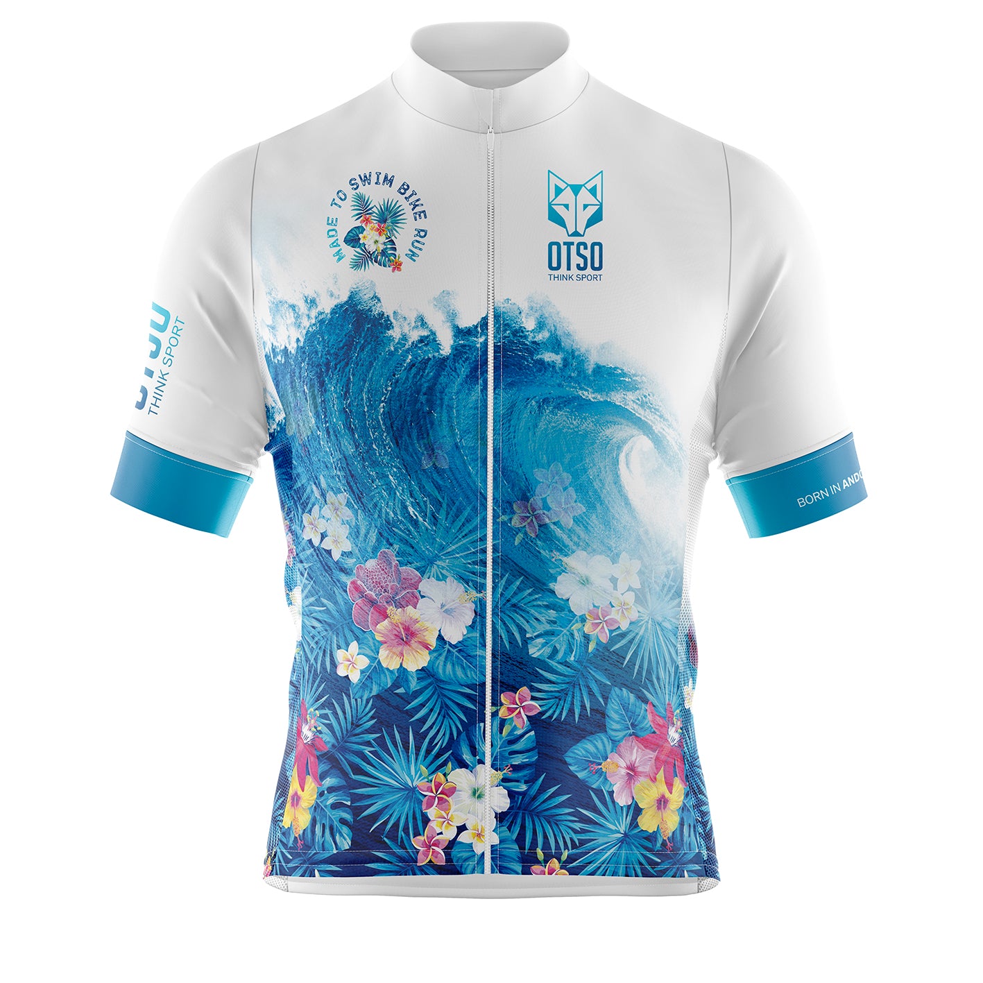 Maillot de cyclisme homme manches courtes - Wave