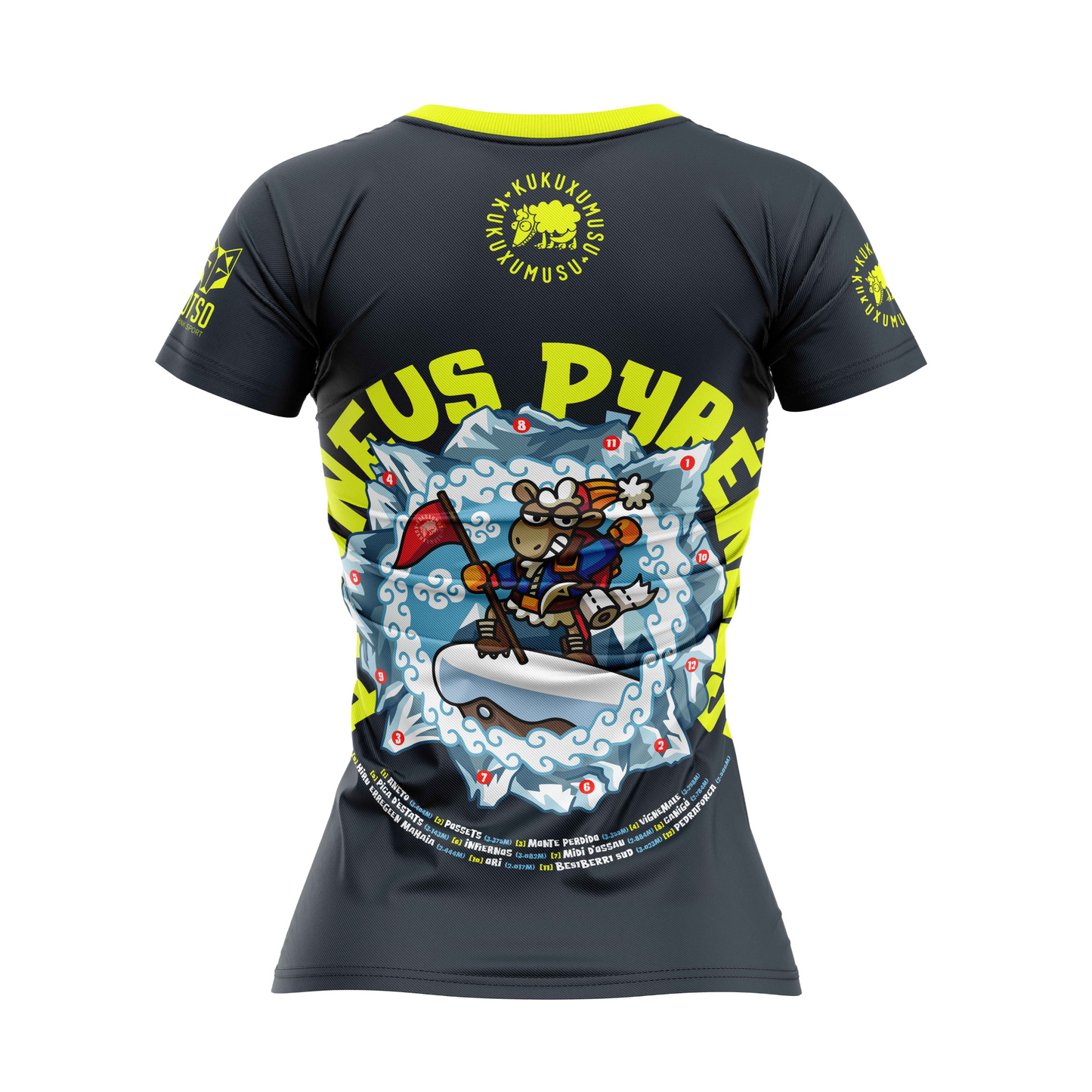 Women's Short Sleeve T-shirt - Kukuxumusu Pirineus