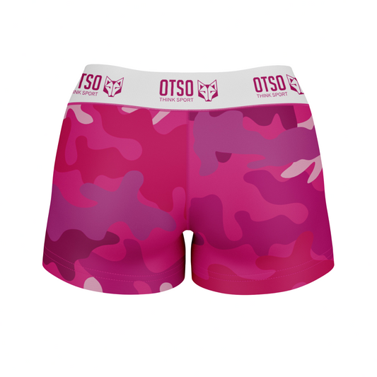 Shorts da donna - Camo Pink