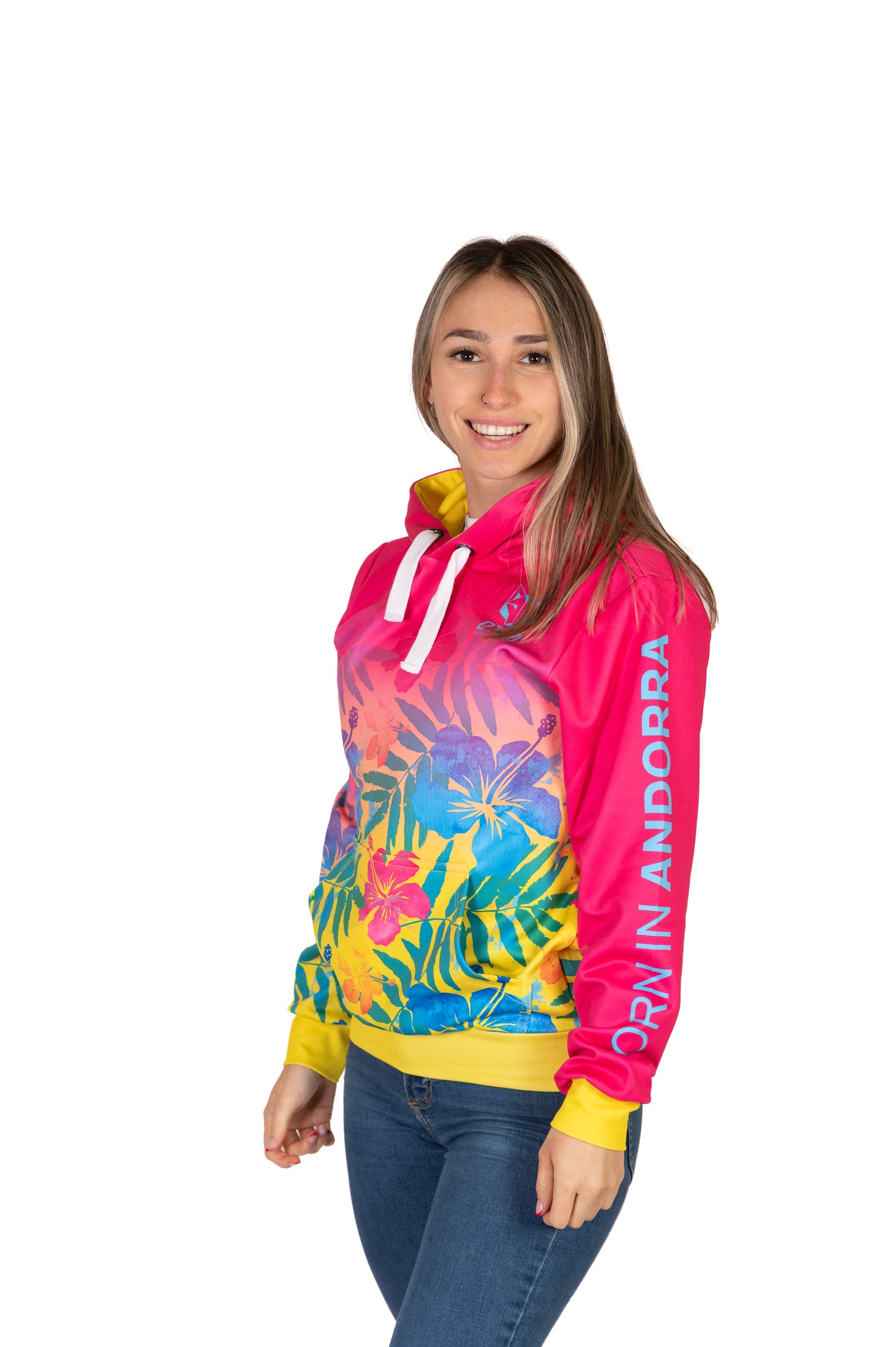 Felpa - Rosa Floreale