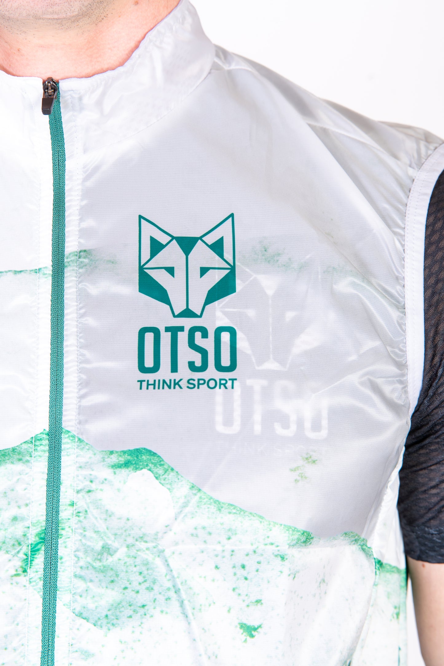 Armilla de running unisex - Green Forest