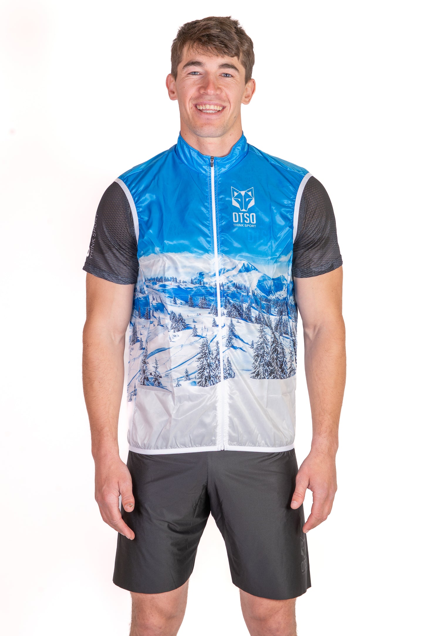 Armilla de running unisex - Snow Forest