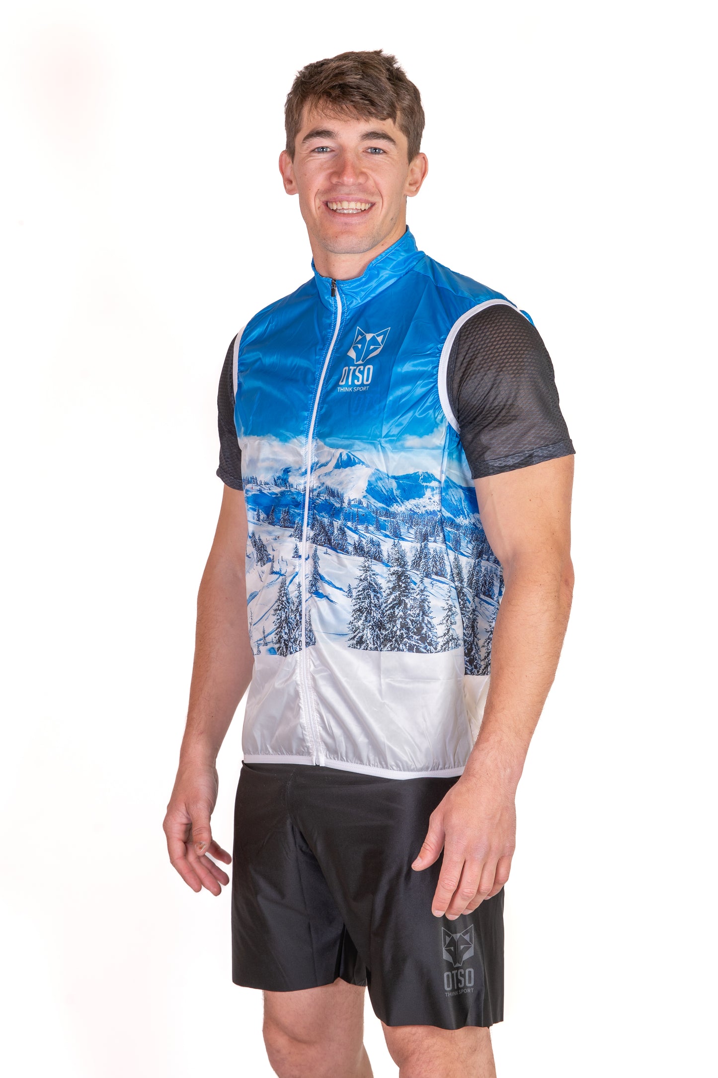 Armilla de running unisex - Snow Forest