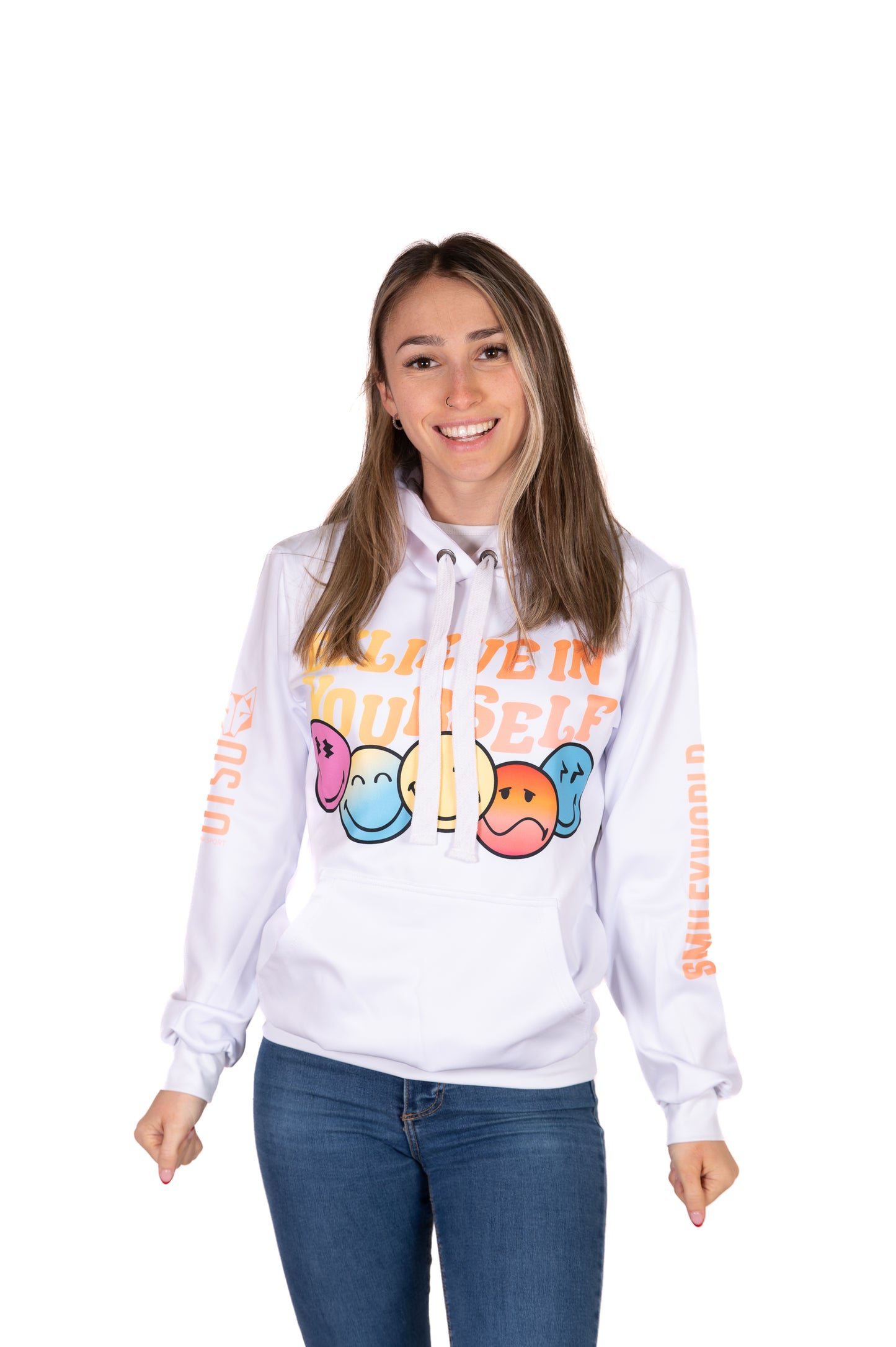 Felpa - S.W.Smiley Believe