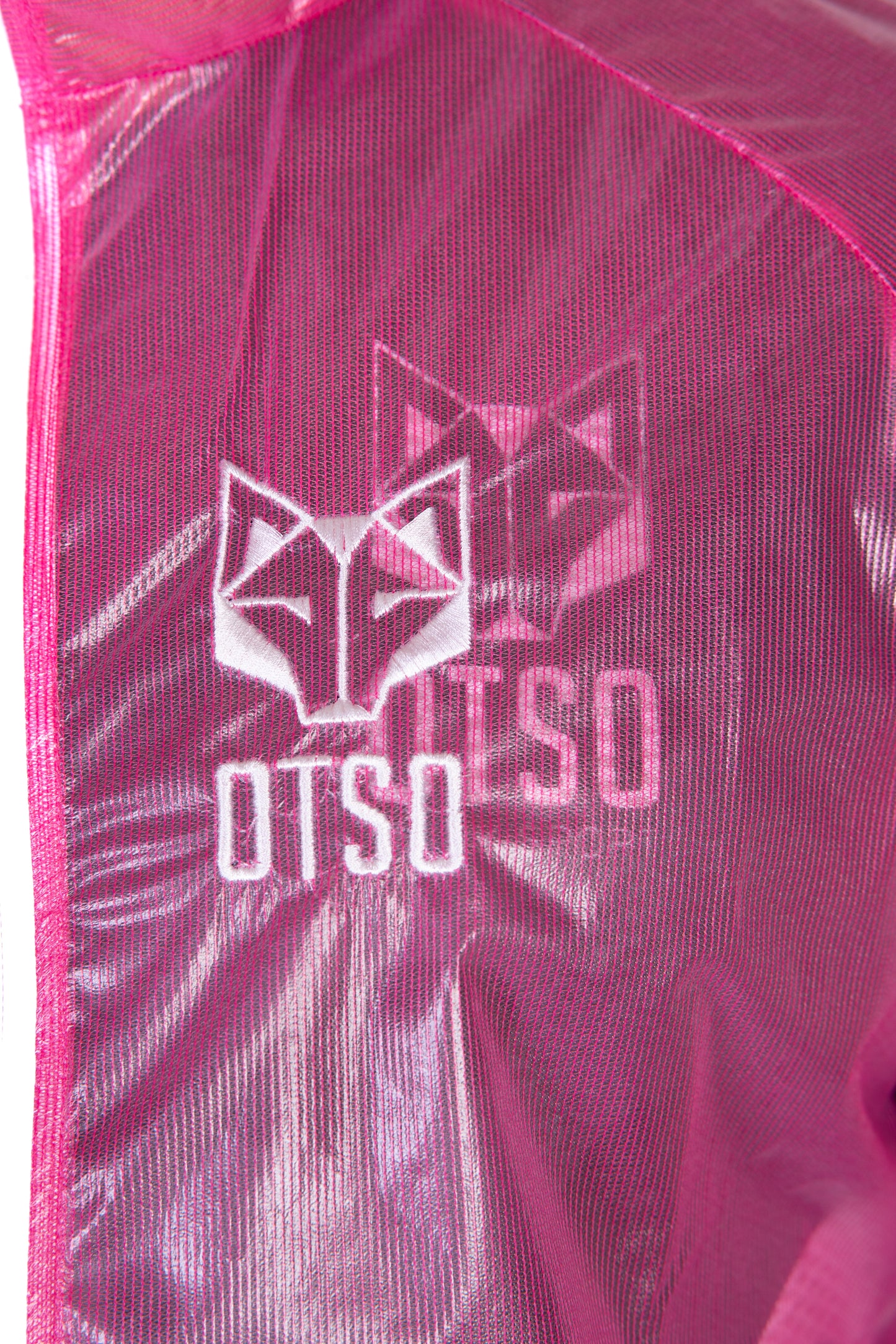 Waterproof Jacket - Fluo Pink & White