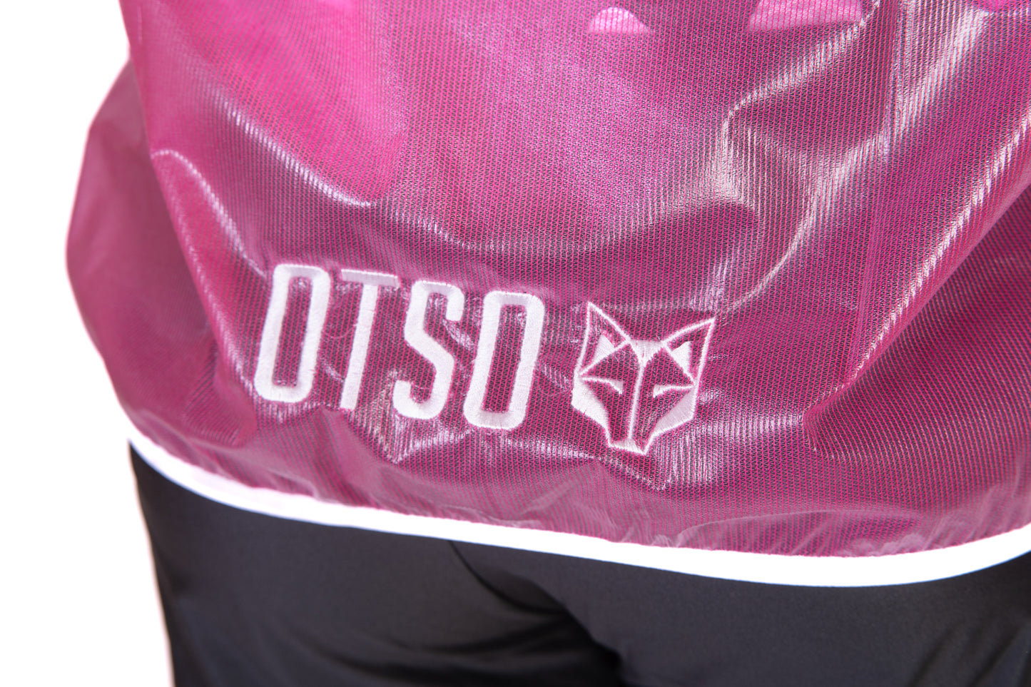 Waterproof Jacket - Fluo Pink & White