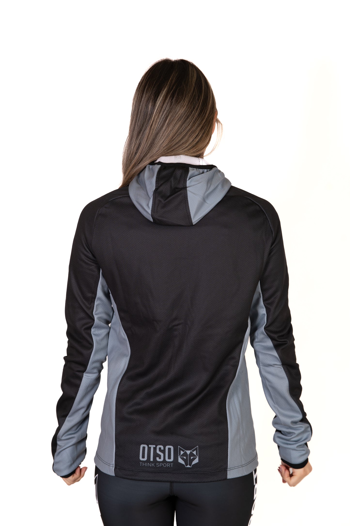 Unisex sport hoodie - Black & Grey