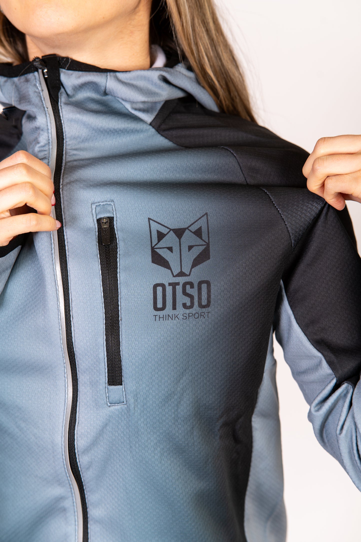 Unisex sport hoodie - Black & Grey