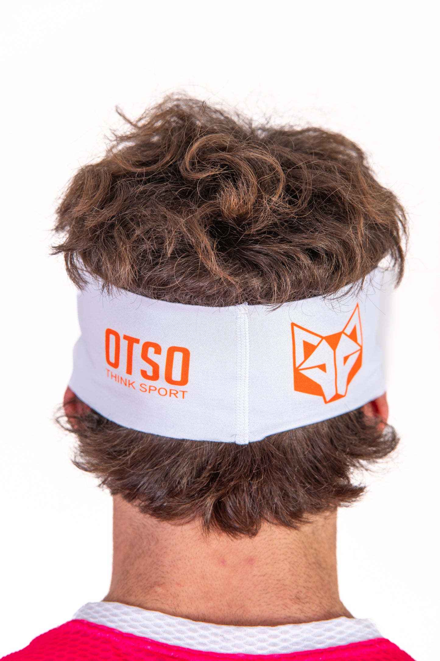 Cinta de cabeza - OTSO Sport White / Fluo Orange