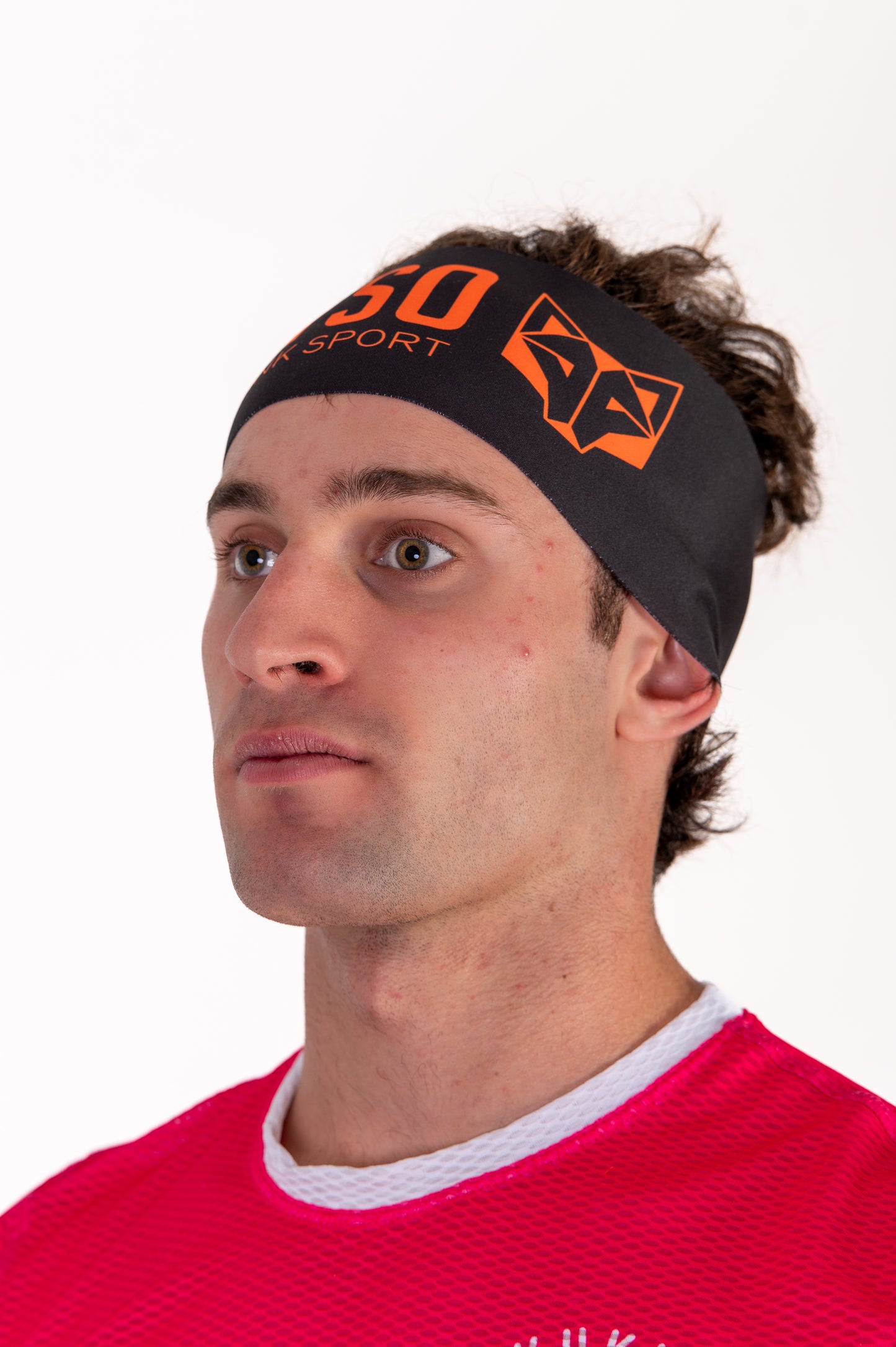 Cinta de cabeza - OTSO Sport Black / Fluo Orange