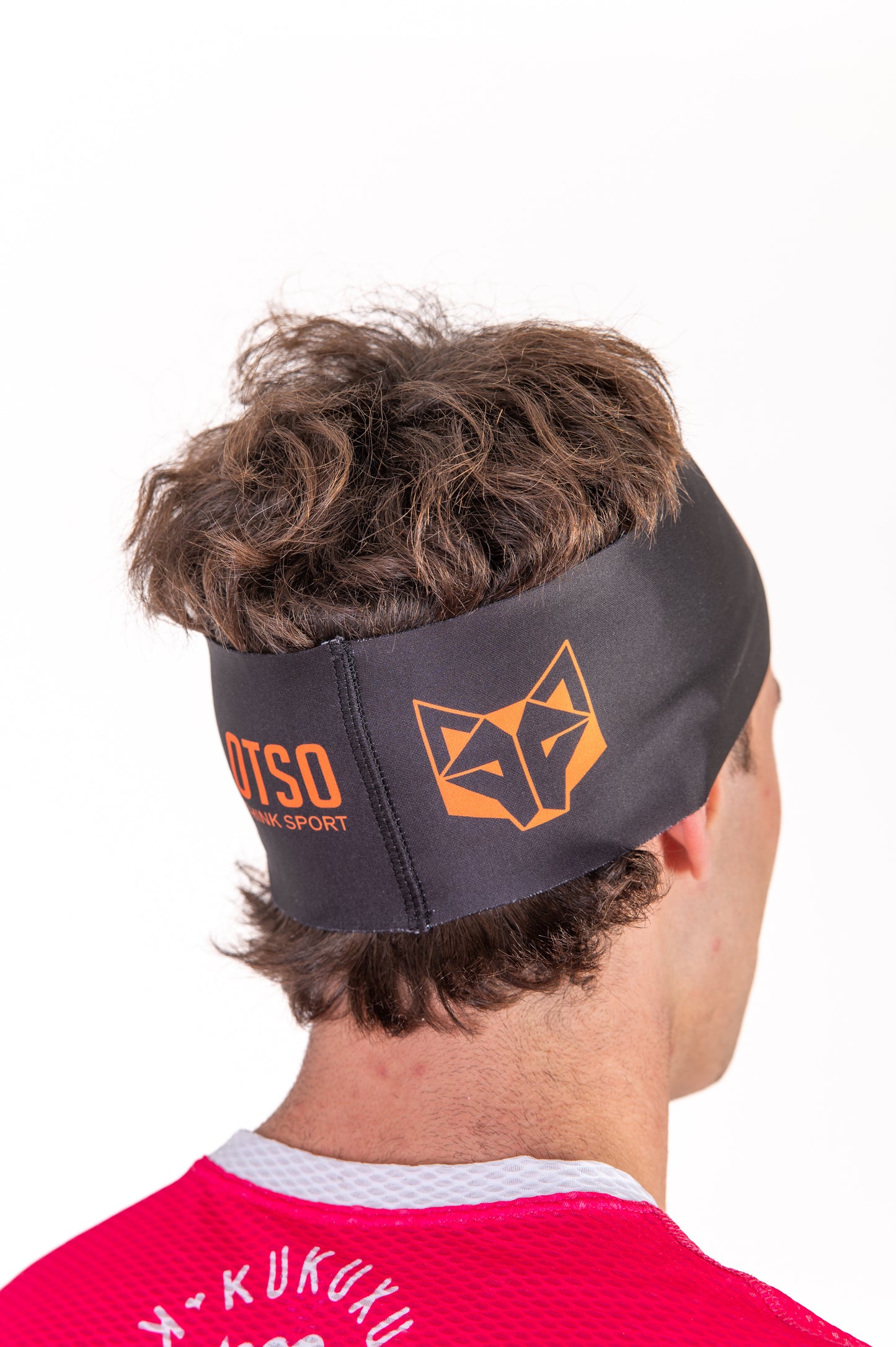 Cinta de cabeza - OTSO Sport Black / Fluo Orange