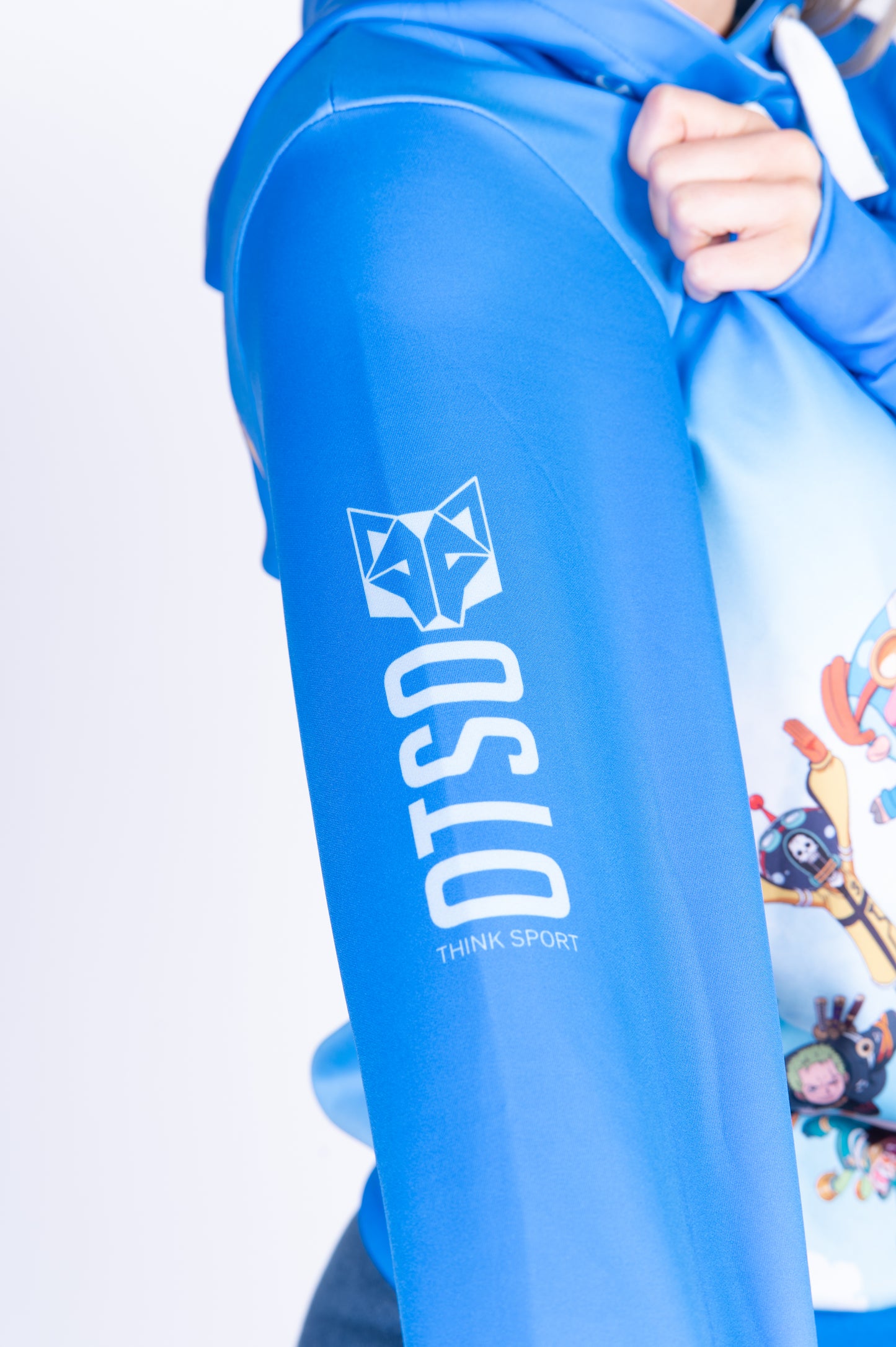 Sudadera - One piece egghead luffy straw hat crew blue