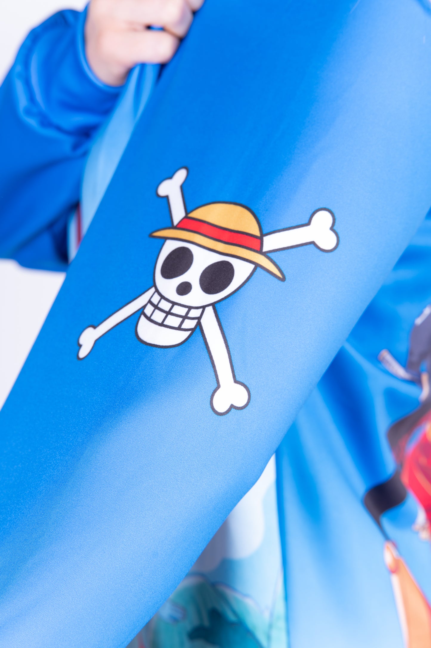 Sudadera - One piece egghead luffy straw hat crew blue