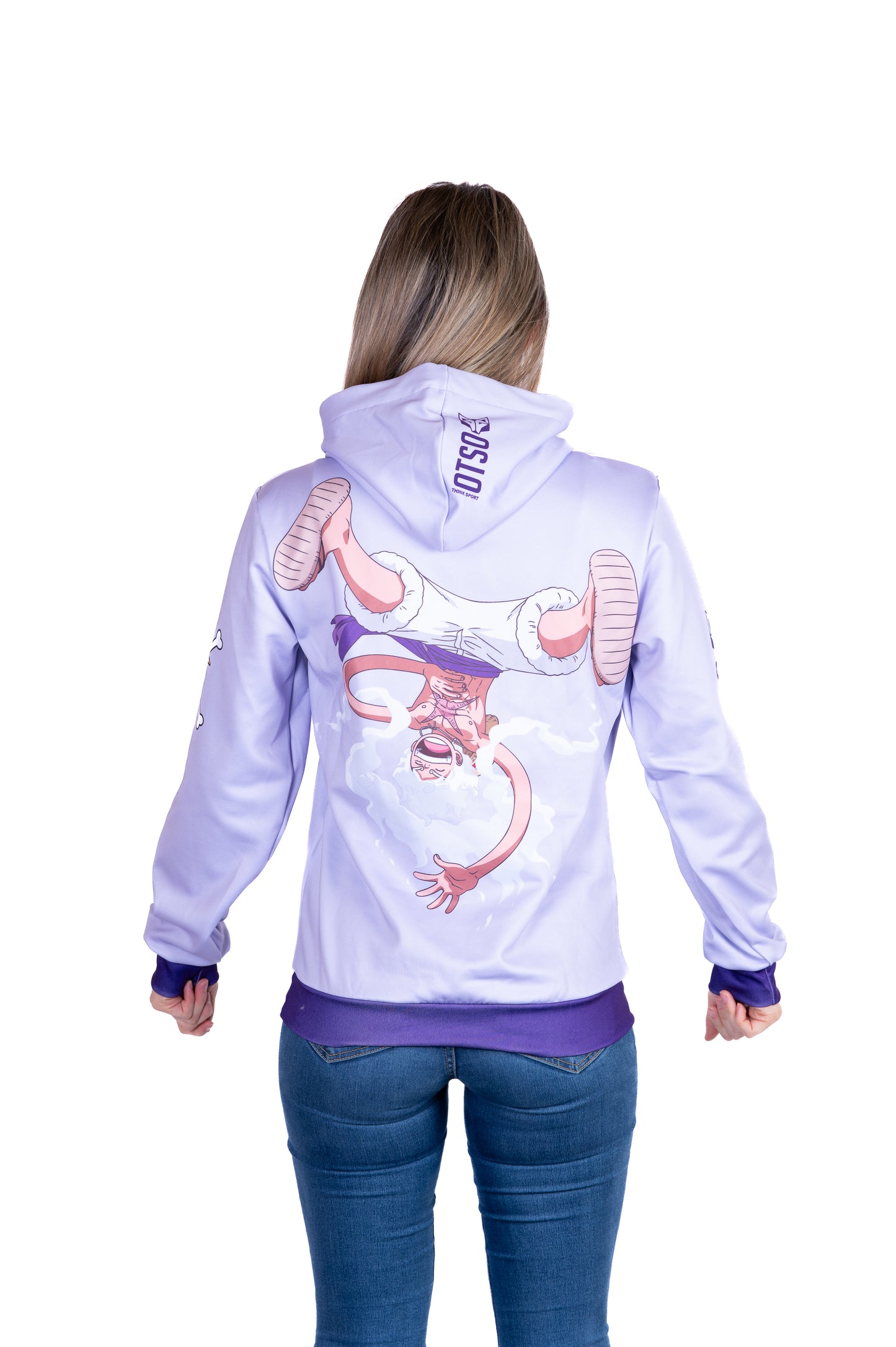 Sudadera - One piece egghead luffy gear5 purple