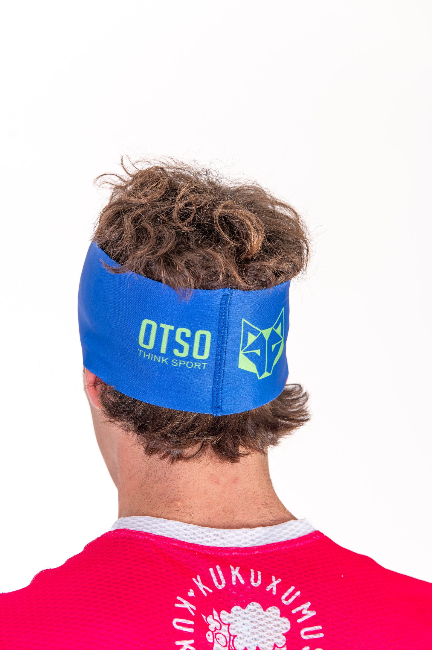Cinta de cabeza - OTSO Sport Electric Blue / Fluo Green