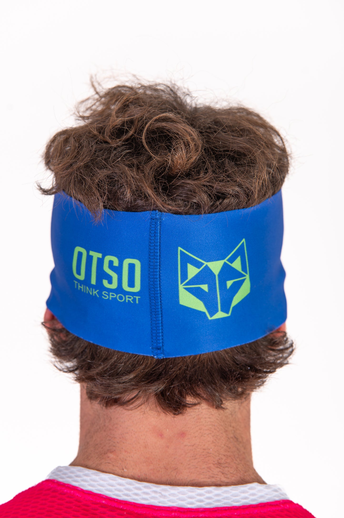 Cinta de cabeza - OTSO Sport Electric Blue / Fluo Green