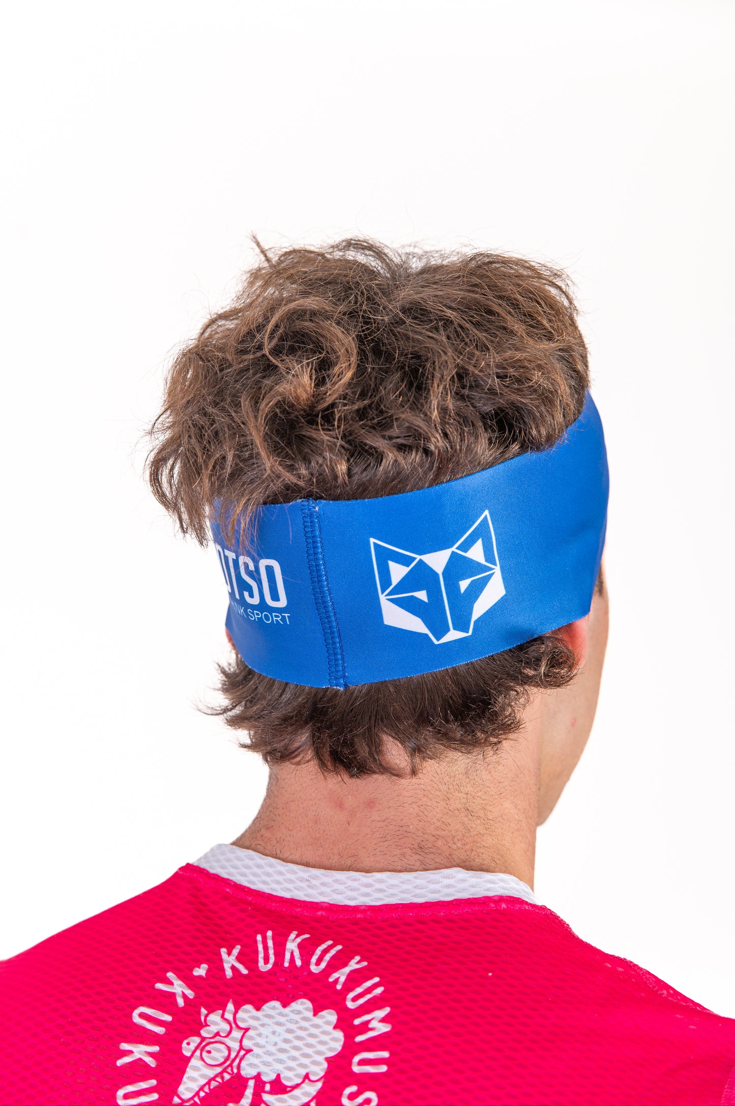 Cinta de cabeza - OTSO Sport Electric Blue / White