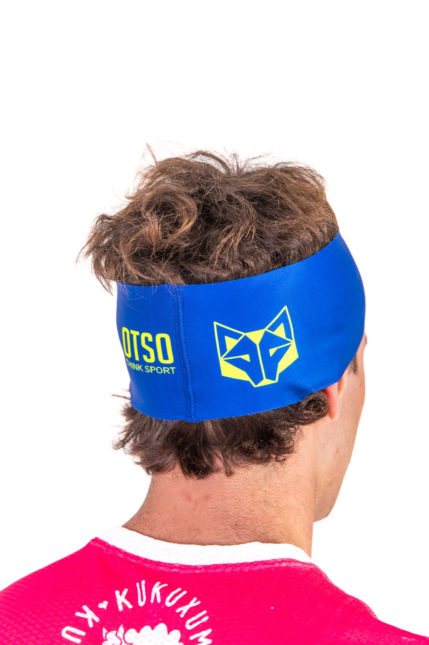 Cinta de cabeza - OTSO Sport Electric Blue / Fluo Yellow