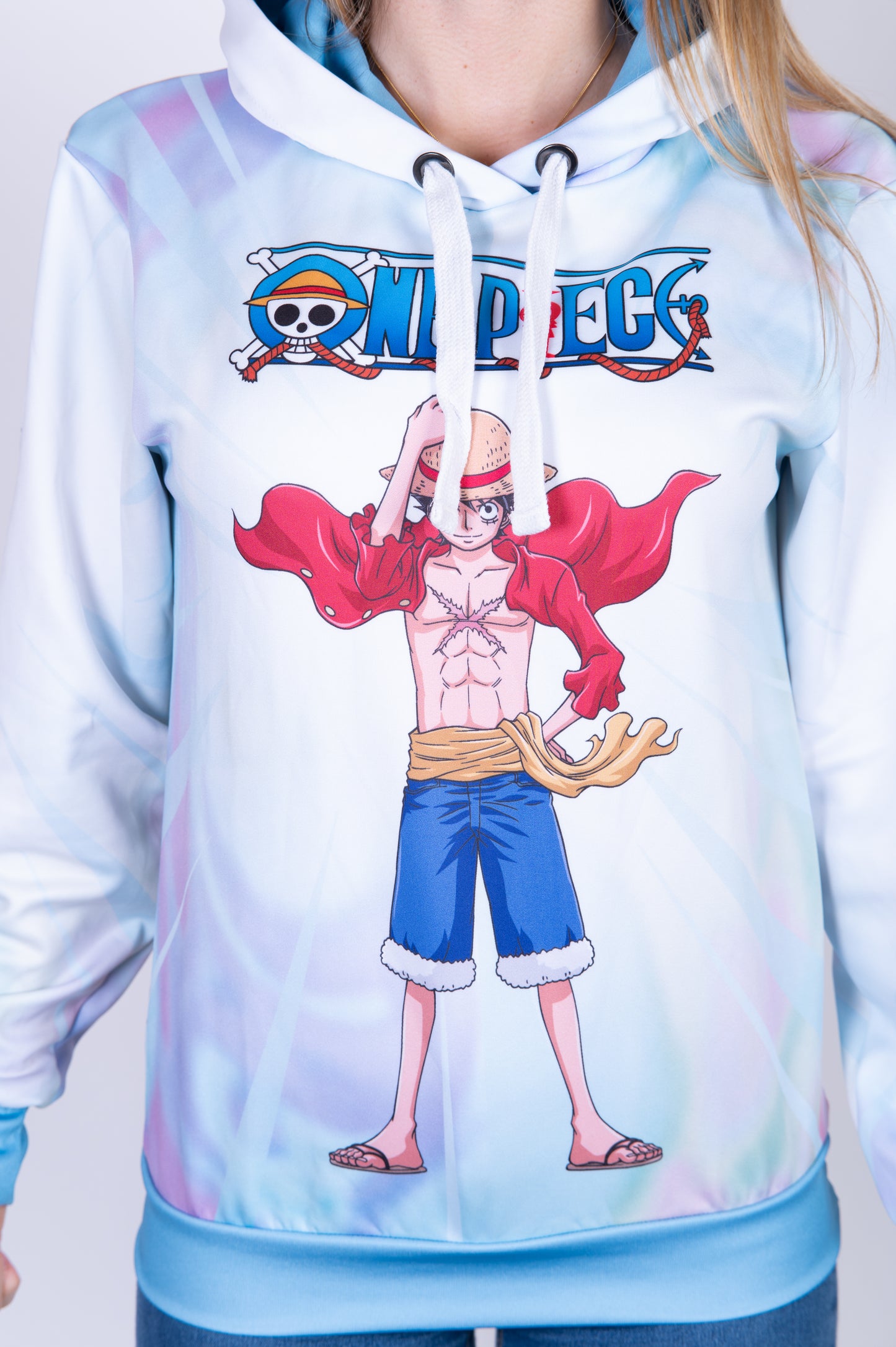 Sudadera - One piece fishman luffy and the crew green