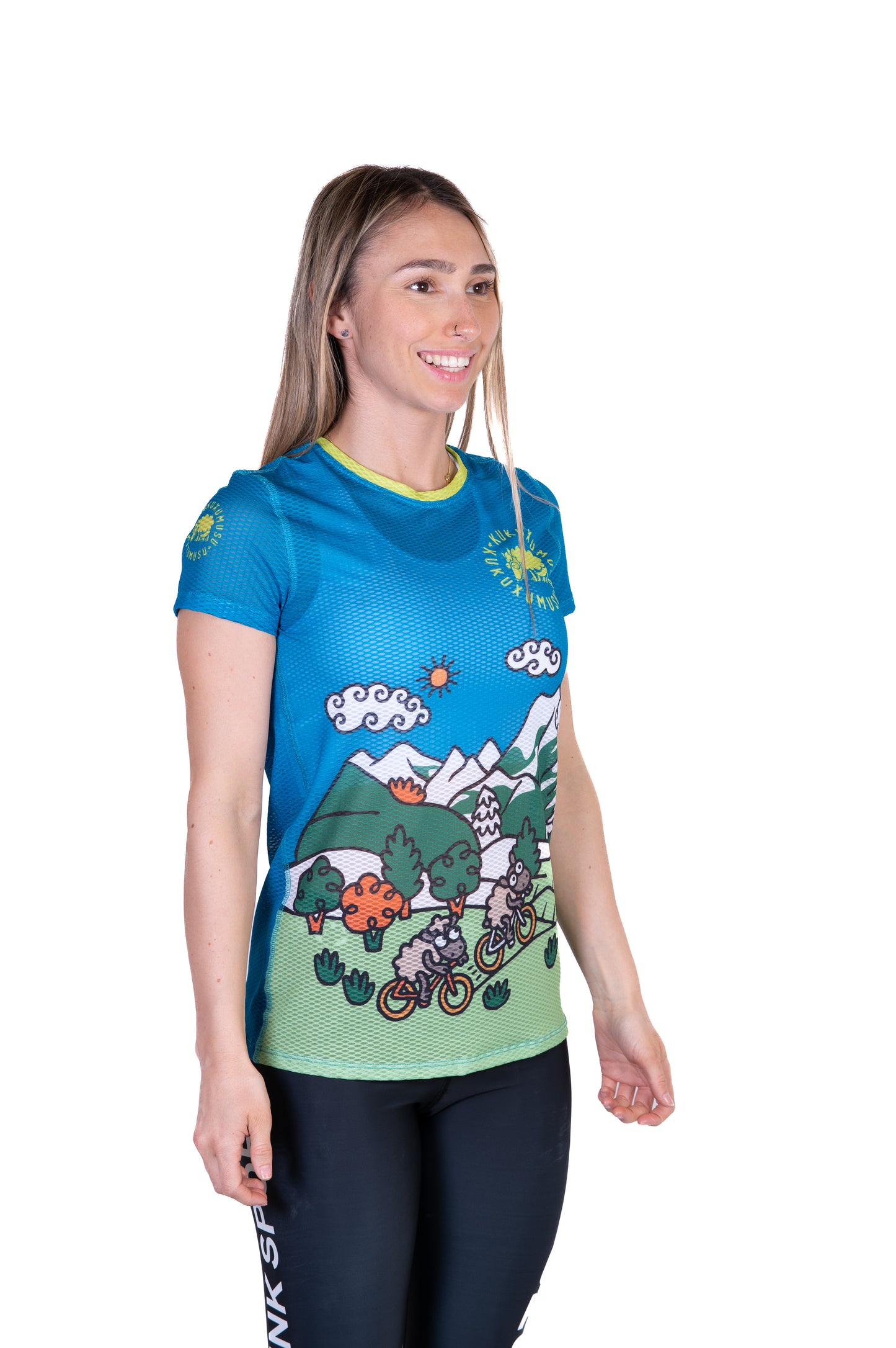 Short sleeve t-shirt for women - Kukuxumusu Bike